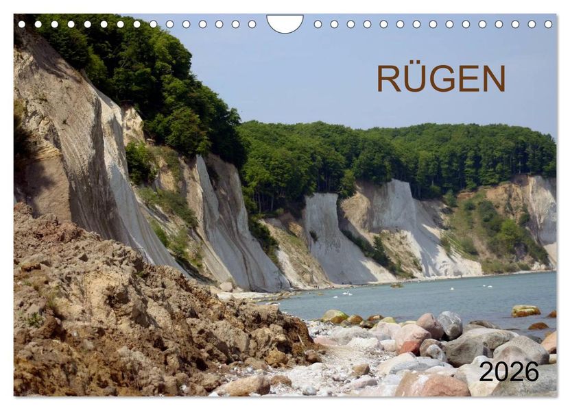 RÜGEN (Wandkalender 2026 DIN A4 quer) CALVENDO Monatskalender