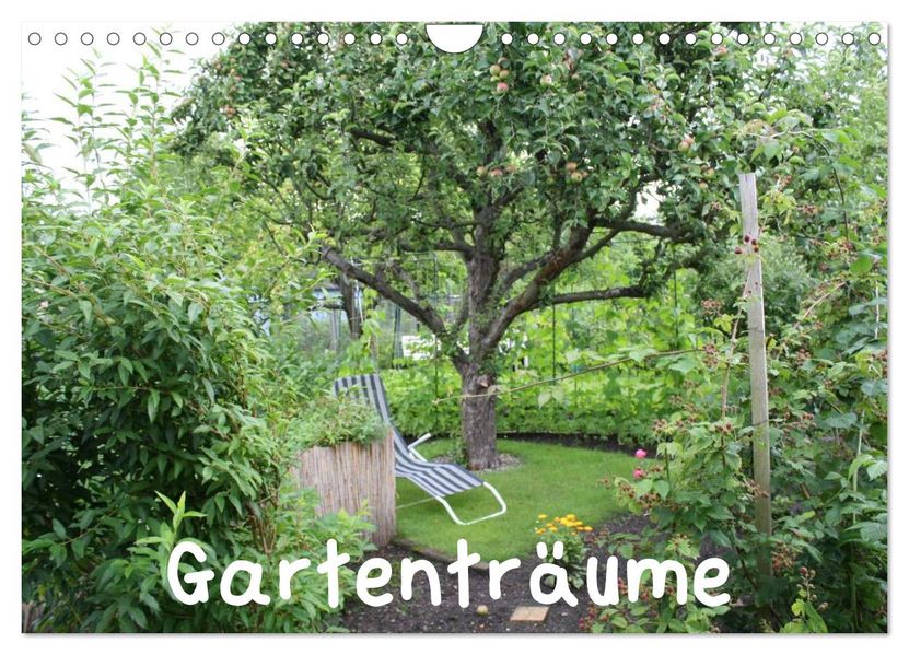 Gartenträume (Wandkalender 2026 DIN A4 quer) CALVENDO Monatskalender