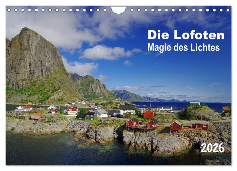 Die Lofoten - Magie des Lichtes (Wandkalender 2026 DIN A4 quer) CALVENDO Monatskalender