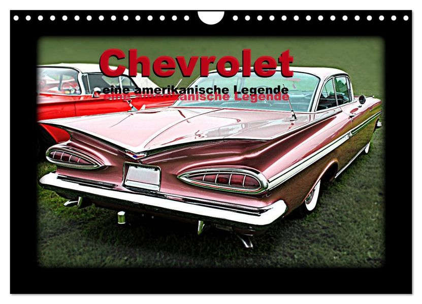 Chevrolet eine amerikanische Legende (Wandkalender 2026 DIN A4 quer) CALVENDO Monatskalender