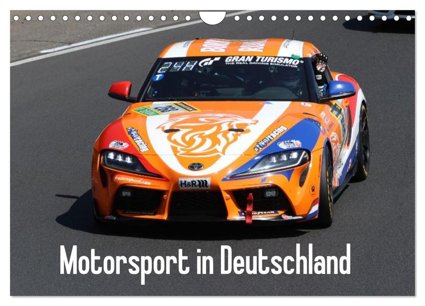 Motorsport in Deutschland (Wandkalender 2026 DIN A4 quer) CALVENDO Monatskalender