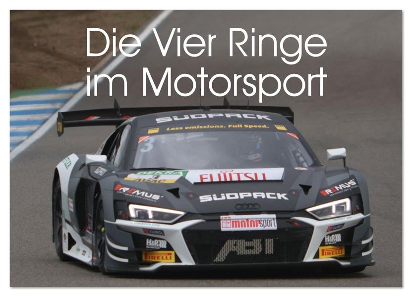 Die Vier Ringe im Motorsport (Wandkalender 2026 DIN A2 quer) CALVENDO Monatskalender