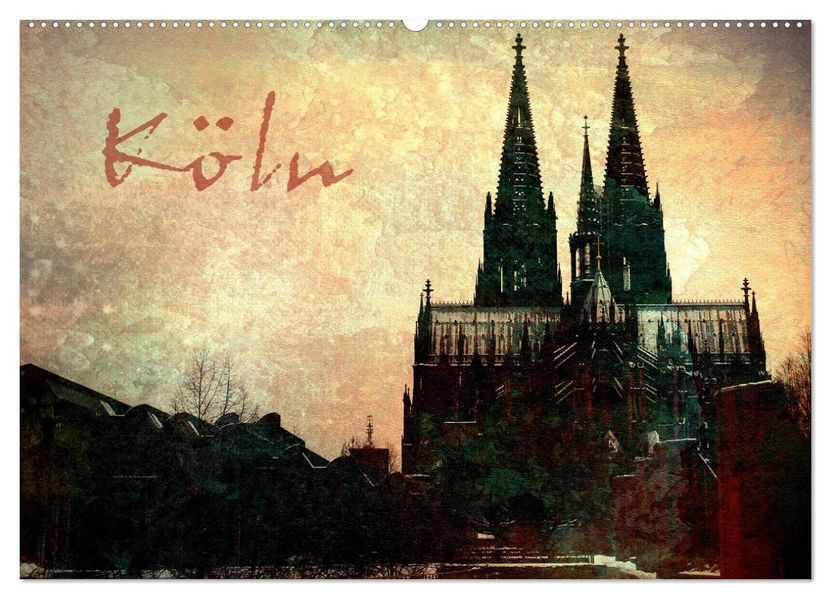 Köln (Wandkalender 2026 DIN A2 quer) CALVENDO Monatskalender