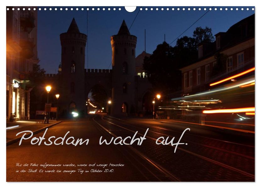 Bildkalender Potsdam 2026 (Wandkalender 2026 DIN A3 quer) CALVENDO Monatskalender