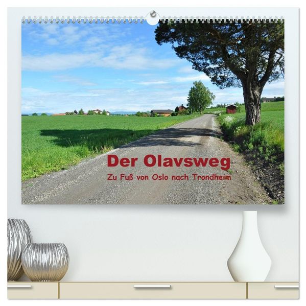 Der Olavsweg (hochwertiger Premium Wandkalender 2026 DIN A2 quer) Kunstdruck in Hochglanz