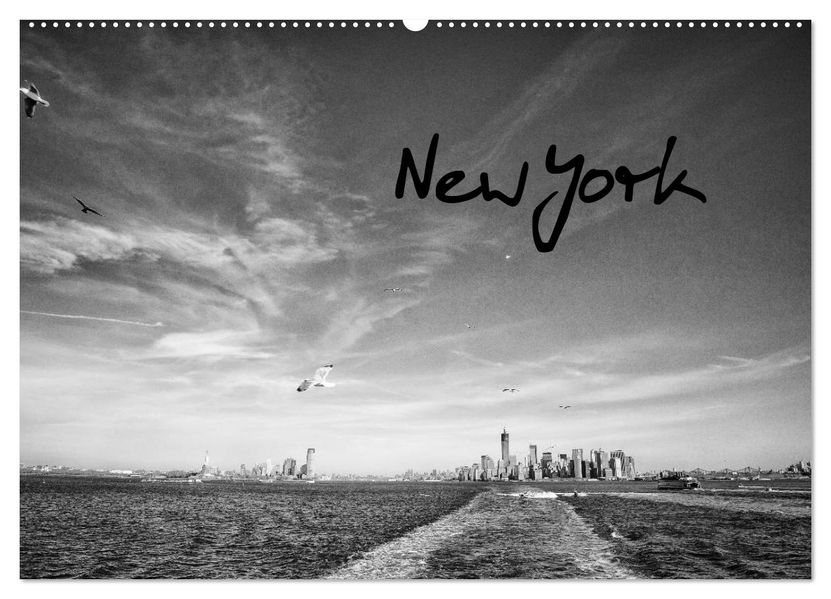 New York 2026 (Wandkalender 2026 DIN A2 quer) CALVENDO Monatskalender