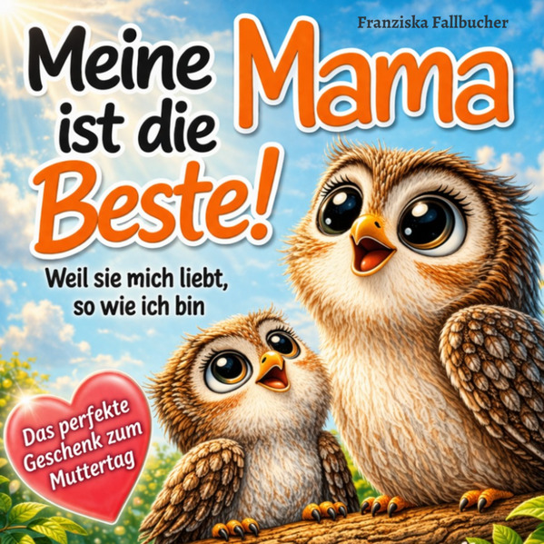 Meine Mama ist die Beste! Weil sie mich liebt so wie ich bin: Ein Kinderbuch über Geborgenheit Vertrauen und die unendliche Liebe zwischen Mama und Kind