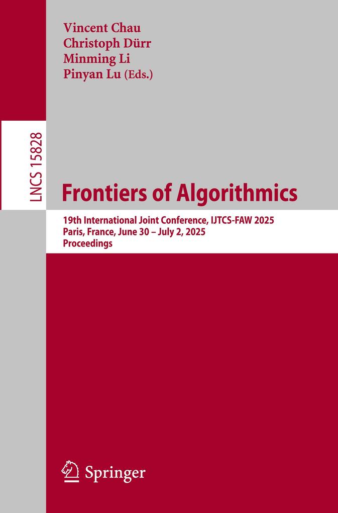 Frontiers of Algorithmics