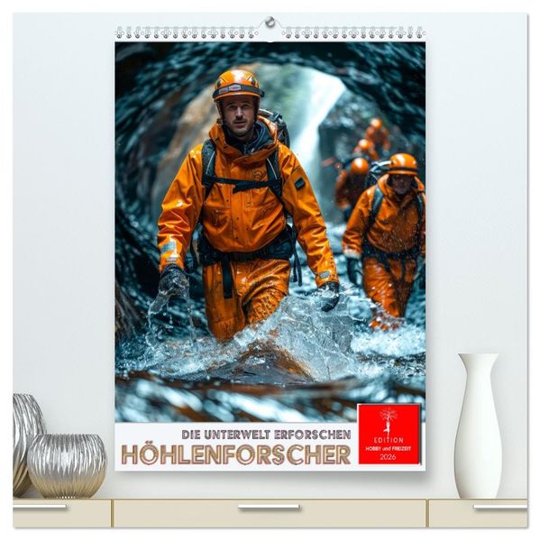 Höhlenforscher - die Unterwelt erforschen (hochwertiger Premium Wandkalender 2026 DIN A2 hoch) Kunstdruck in Hochglanz