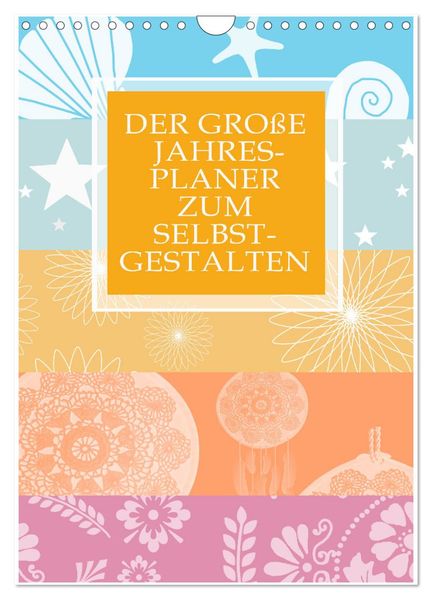 Der große Jahresplaner zum Selbstgestalten (Wandkalender 2026 DIN A4 hoch) CALVENDO Monatskalender