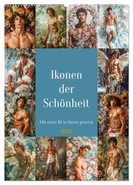 Ikonen der Schönheit (Wandkalender 2026 DIN A2 hoch) CALVENDO Monatskalender