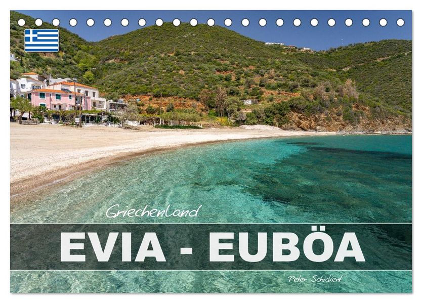 Griechenland - Euböa - Evia (Tischkalender 2026 DIN A5 quer) CALVENDO Monatskalender
