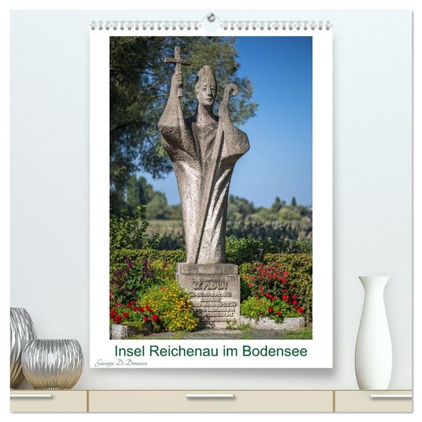 Insel Reichenau im Bodensee (hochwertiger Premium Wandkalender 2026 DIN A2 hoch) Kunstdruck in Hochglanz
