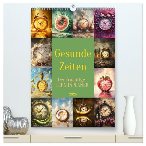 Gesunde Zeiten (hochwertiger Premium Wandkalender 2026 DIN A2 hoch) Kunstdruck in Hochglanz