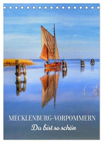 MECKLENBURG-VORPOMMERN. Du bist so schön (Tischkalender 2026 DIN A5 hoch) CALVENDO Monatskalender