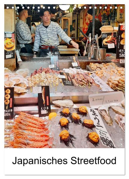 Japanisches Streetfood (Wandkalender 2026 DIN A4 hoch) CALVENDO Monatskalender