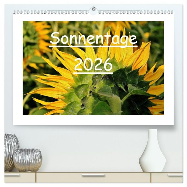 Sonnentage 2026 (hochwertiger Premium Wandkalender 2026 DIN A2 quer) Kunstdruck in Hochglanz