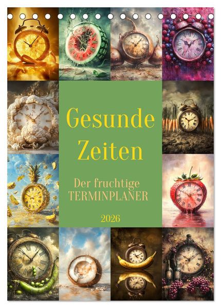 Gesunde Zeiten (Tischkalender 2026 DIN A5 hoch) CALVENDO Monatskalender