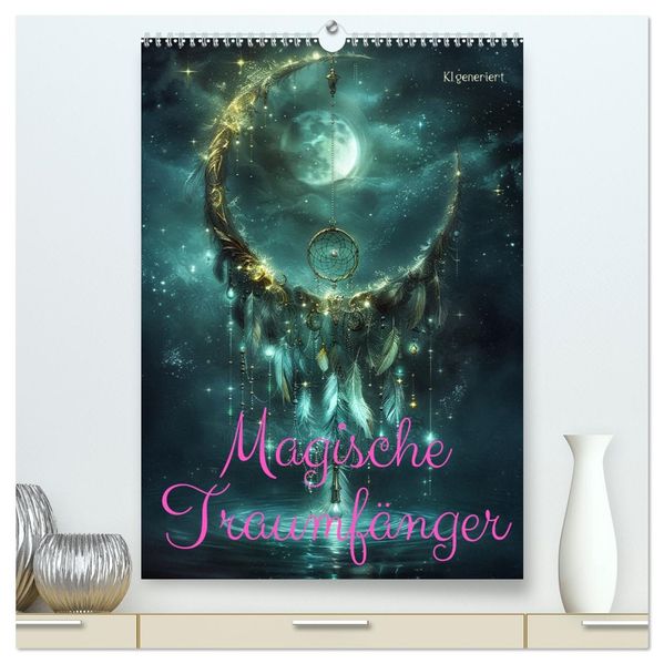 Magische Traumfänger (hochwertiger Premium Wandkalender 2026 DIN A2 hoch) Kunstdruck in Hochglanz
