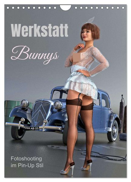 Werkstatt Bunnys (Wandkalender 2026 DIN A4 hoch) CALVENDO Monatskalender