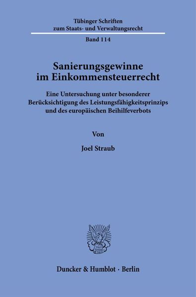 Sanierungsgewinne im Einkommensteuerrecht