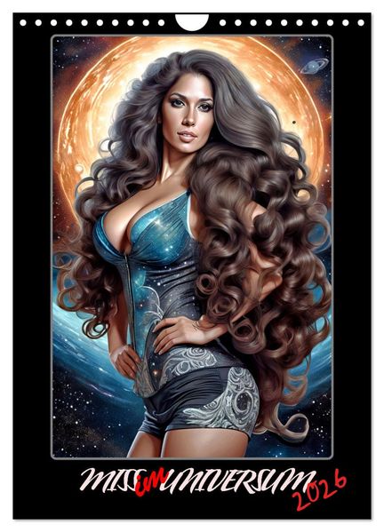 Miss im Universum (Wandkalender 2026 DIN A4 hoch) CALVENDO Monatskalender