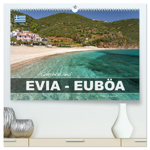 Griechenland - Euböa - Evia (hochwertiger Premium Wandkalender 2026 DIN A2 quer) Kunstdruck in Hochglanz