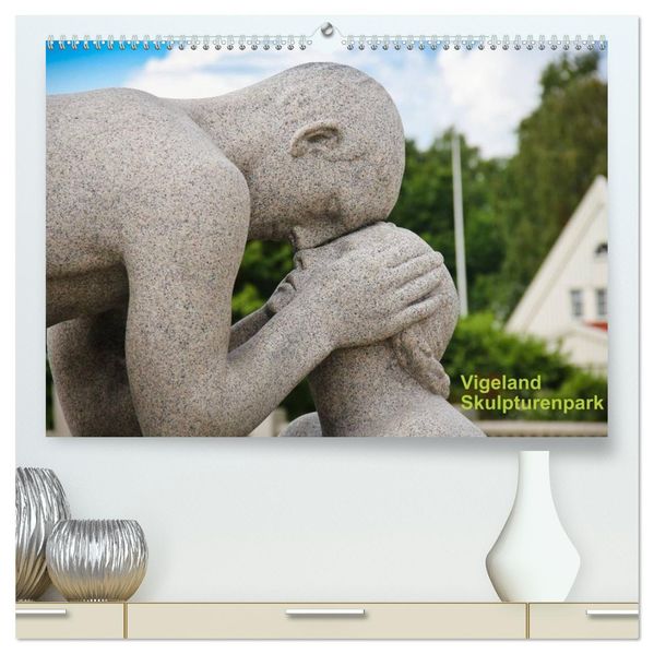 Vigeland (hochwertiger Premium Wandkalender 2026 DIN A2 quer) Kunstdruck in Hochglanz