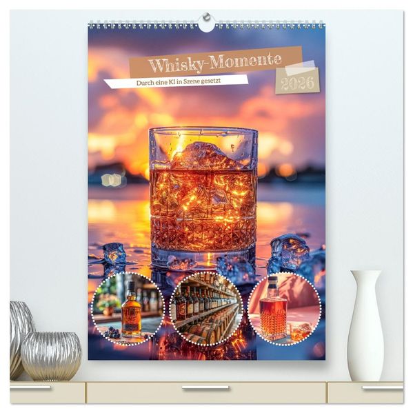 Whisky-Momente (hochwertiger Premium Wandkalender 2026 DIN A2 hoch) Kunstdruck in Hochglanz