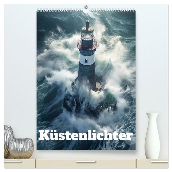 Küstenlichter (hochwertiger Premium Wandkalender 2026 DIN A2 hoch) Kunstdruck in Hochglanz
