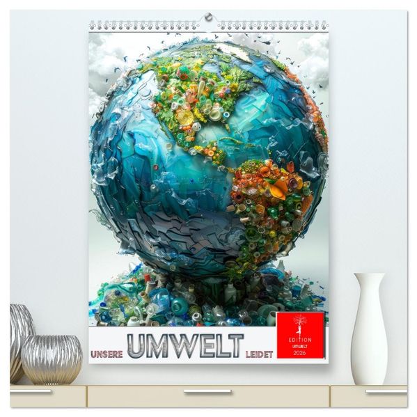 Unsere Umwelt leidet (hochwertiger Premium Wandkalender 2026 DIN A2 hoch) Kunstdruck in Hochglanz