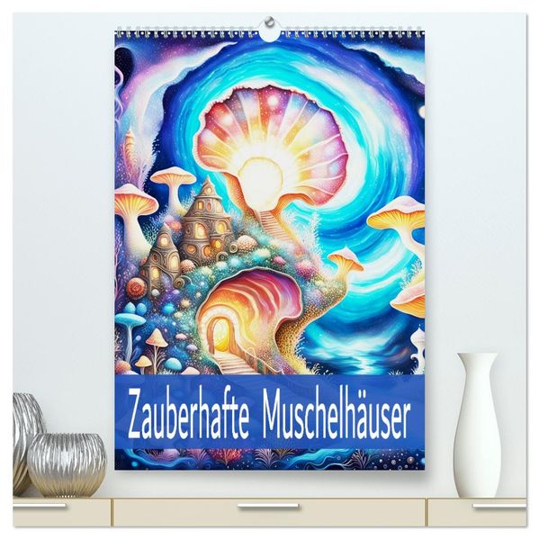 Zauberhafte Muschelhäuser (hochwertiger Premium Wandkalender 2026 DIN A2 hoch) Kunstdruck in Hochglanz