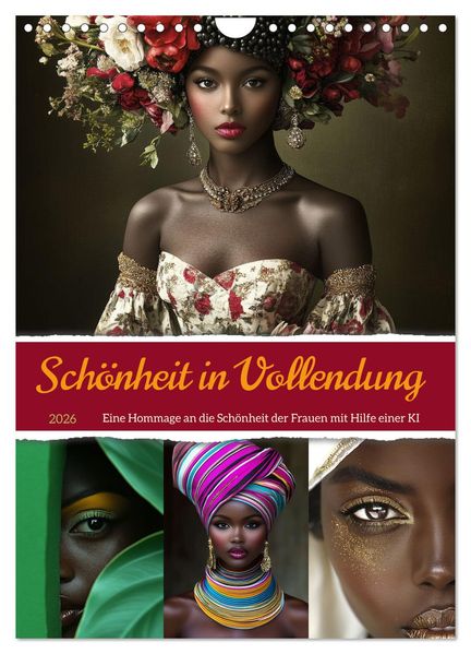 Schönheit in Vollendung (Wandkalender 2026 DIN A4 hoch) CALVENDO Monatskalender