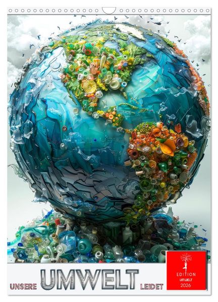 Unsere Umwelt leidet (Wandkalender 2026 DIN A3 hoch) CALVENDO Monatskalender