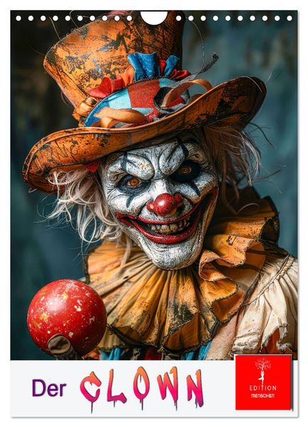Der Clown (Wandkalender 2026 DIN A4 hoch) CALVENDO Monatskalender