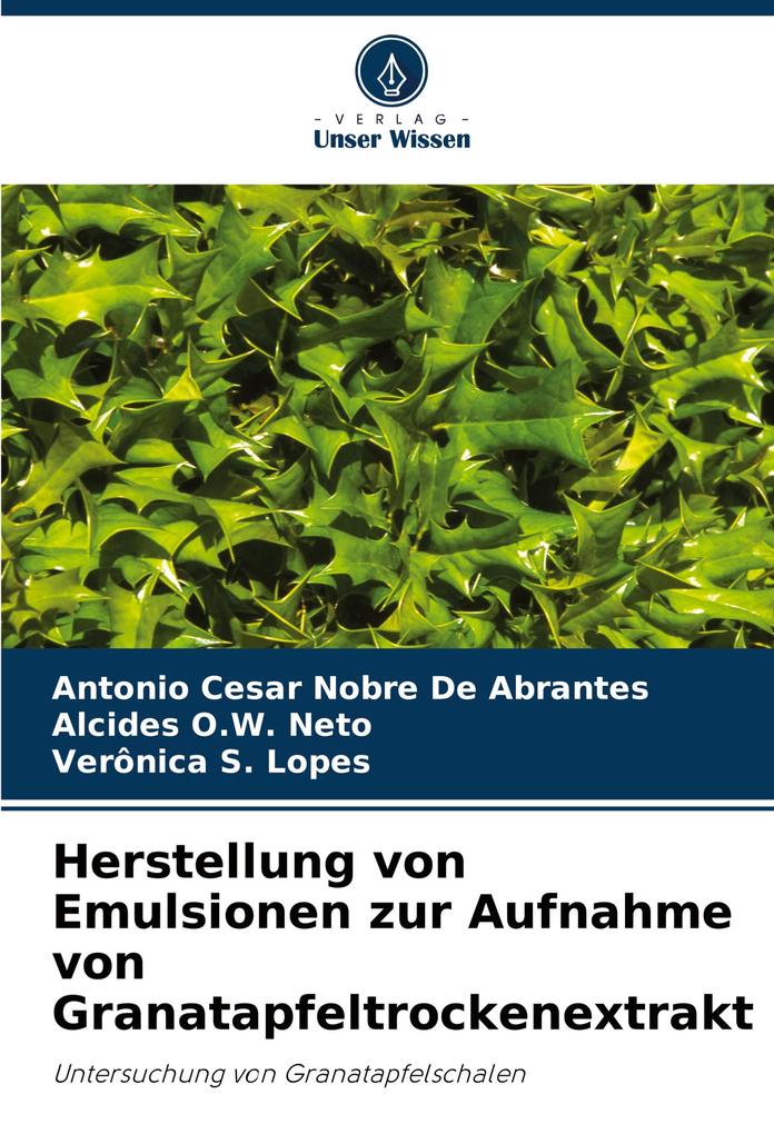 Herstellung von Emulsionen zur Aufnahme von Granatapfeltrockenextrakt