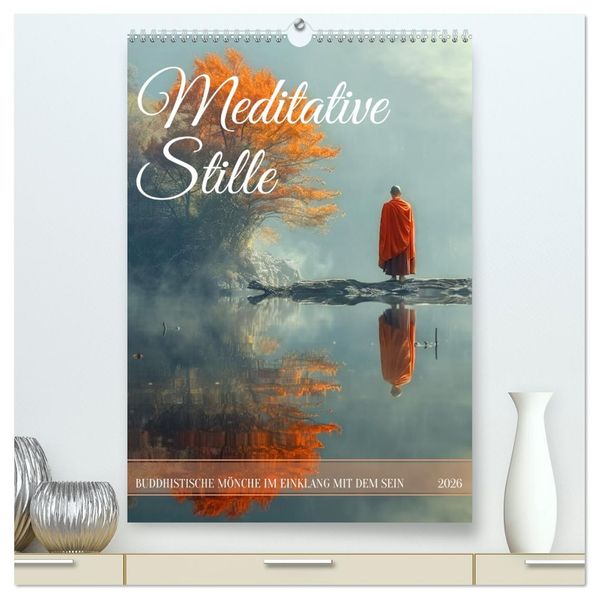 Meditative Stille (hochwertiger Premium Wandkalender 2026 DIN A2 hoch) Kunstdruck in Hochglanz