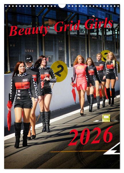 Beauty Grid Girls (Wandkalender 2026 DIN A3 hoch) CALVENDO Monatskalender