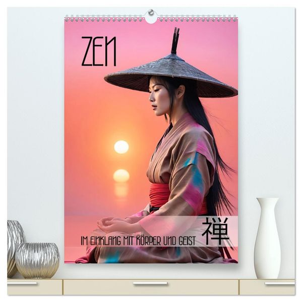 Zen - im Einklang mit Körper und Geist (hochwertiger Premium Wandkalender 2026 DIN A2 hoch) Kunstdruck in Hochglanz