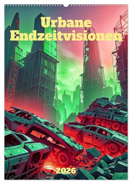 Urbane Endzeitvisionen (Wandkalender 2026 DIN A2 hoch) CALVENDO Monatskalender