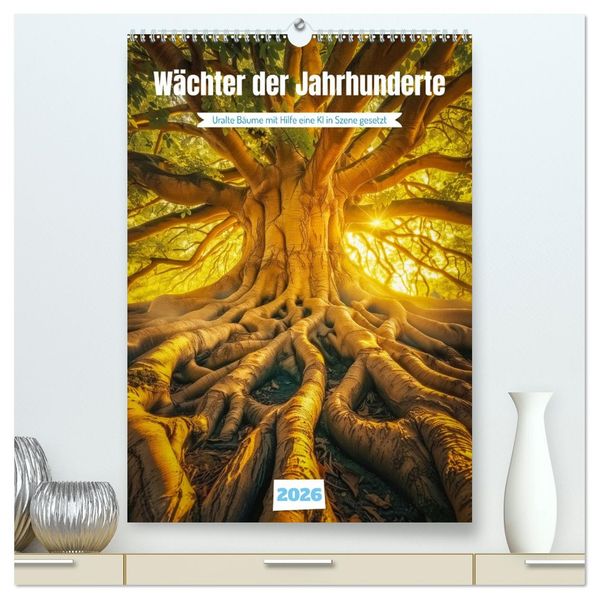Wächter der Jahrhunderte (hochwertiger Premium Wandkalender 2026 DIN A2 hoch) Kunstdruck in Hochglanz