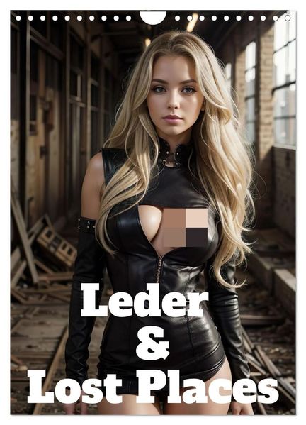 Leder und Lost Places (Wandkalender 2026 DIN A4 hoch) CALVENDO Monatskalender
