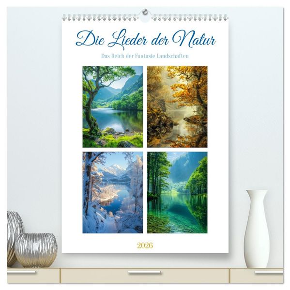 Die Lieder der Natur (hochwertiger Premium Wandkalender 2026 DIN A2 hoch) Kunstdruck in Hochglanz