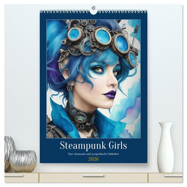 Steam-Punk-Girls - Eine charmante und sympathische Subkultur (hochwertiger Premium Wandkalender 2026 DIN A2 hoch) Kunstdruck in Hochglanz