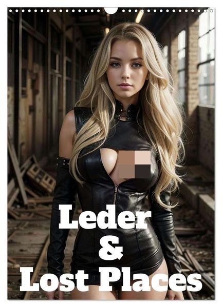 Leder und Lost Places (Wandkalender 2026 DIN A3 hoch) CALVENDO Monatskalender