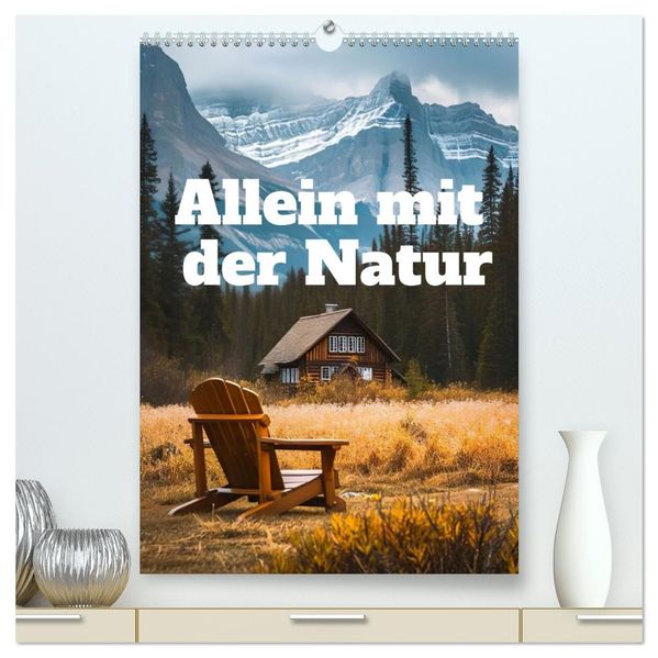 Allein mit der Natur (hochwertiger Premium Wandkalender 2026 DIN A2 hoch) Kunstdruck in Hochglanz