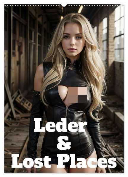 Leder und Lost Places (Wandkalender 2026 DIN A2 hoch) CALVENDO Monatskalender