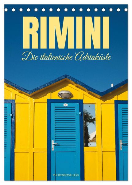 Rimini Die italienische Adriaküste (Tischkalender 2026 DIN A5 hoch) CALVENDO Monatskalender