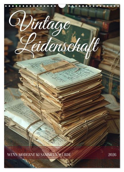 Vintage Leidenschaft (Wandkalender 2026 DIN A3 hoch) CALVENDO Monatskalender
