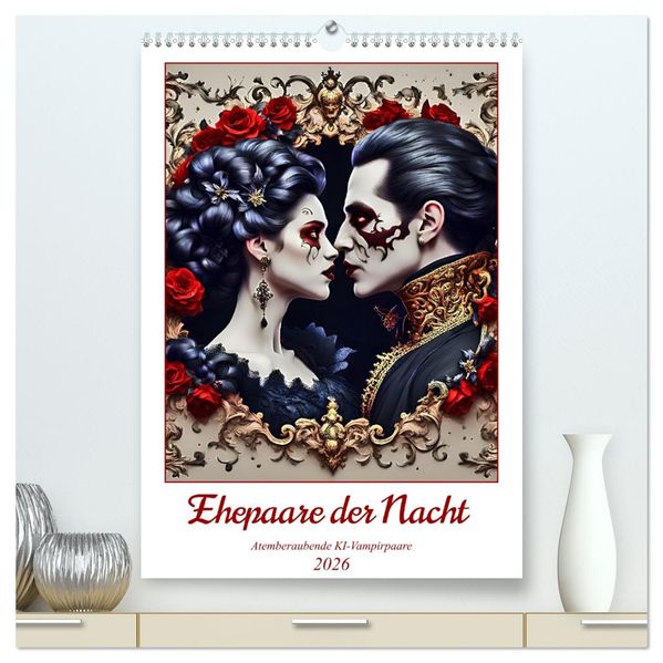 Ehepaare der Nacht (hochwertiger Premium Wandkalender 2026 DIN A2 hoch) Kunstdruck in Hochglanz
